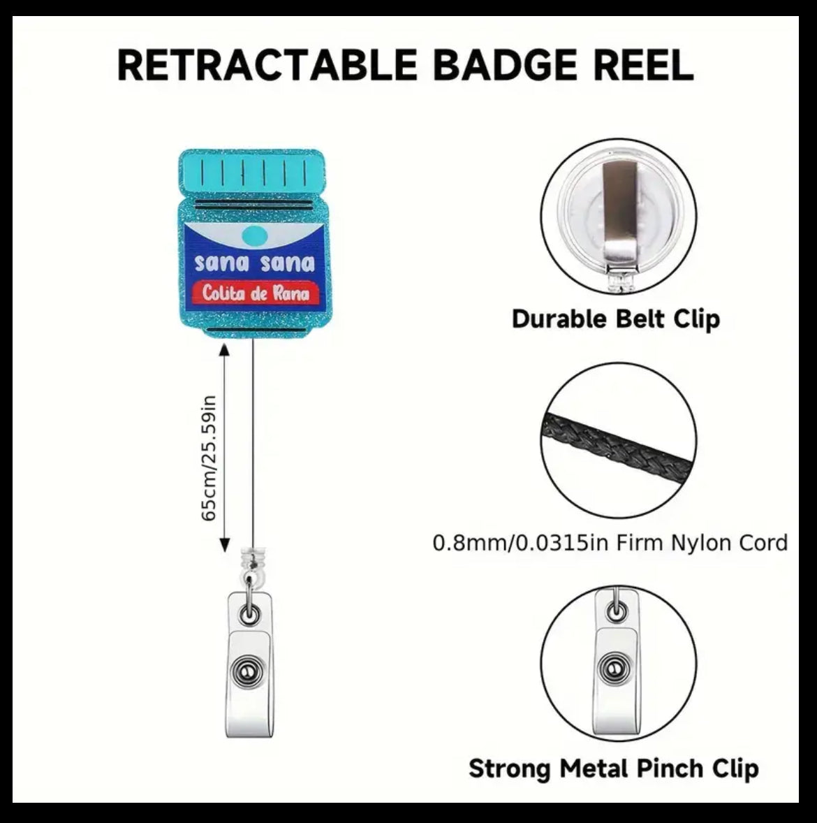 Retractable Badge Reel