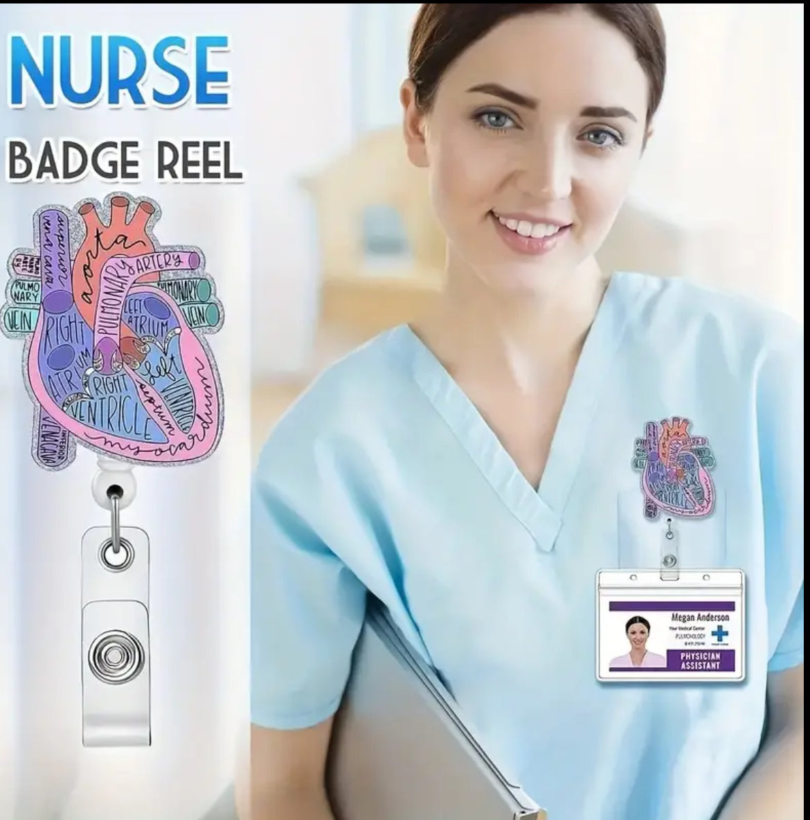 Nurse Badge reel